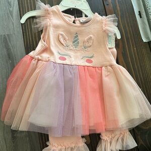 Unicorn Tutu Dress for Kids - Pink and Purple